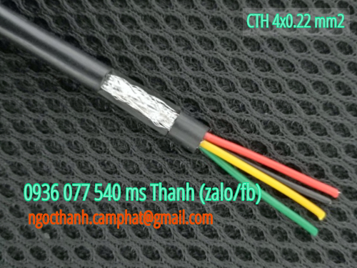 Cáp tin hiệu chống nhiễu 4x0.22 mm2